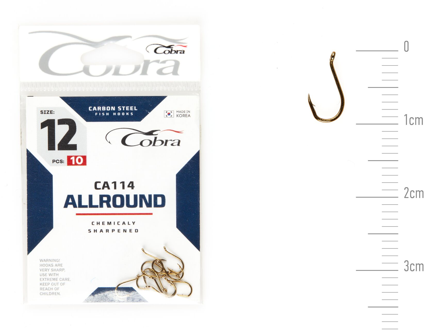 Hooks Cobra ALLROUND ser. CA114 size 012 10pcs.