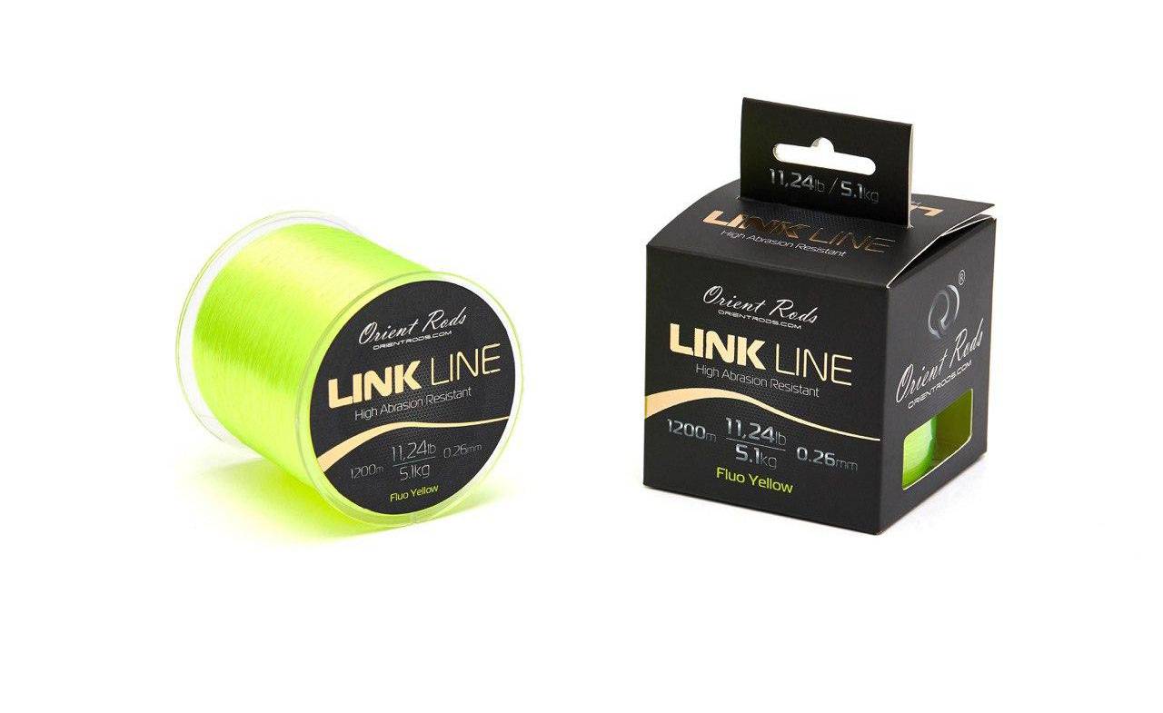Monofilament line Orient Rods MONOLINE LINK LINE Yellow