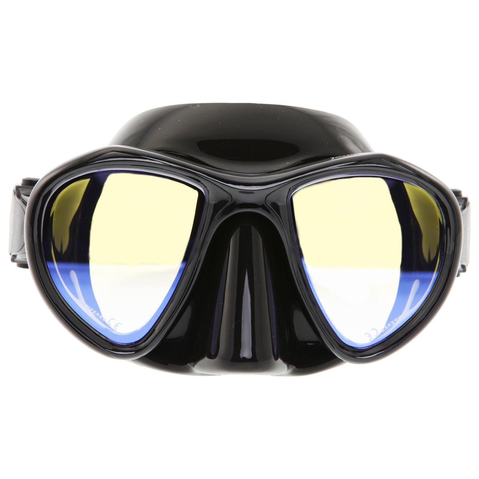 Marlin Mask HUNTER BLACK + YELLOW LENS