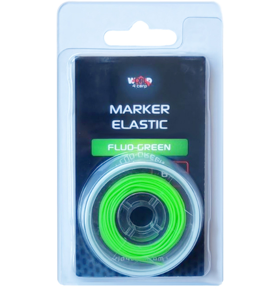 Fluoro green marker elastic World4Carp MARKER ELASTIC FLUO-GREEN