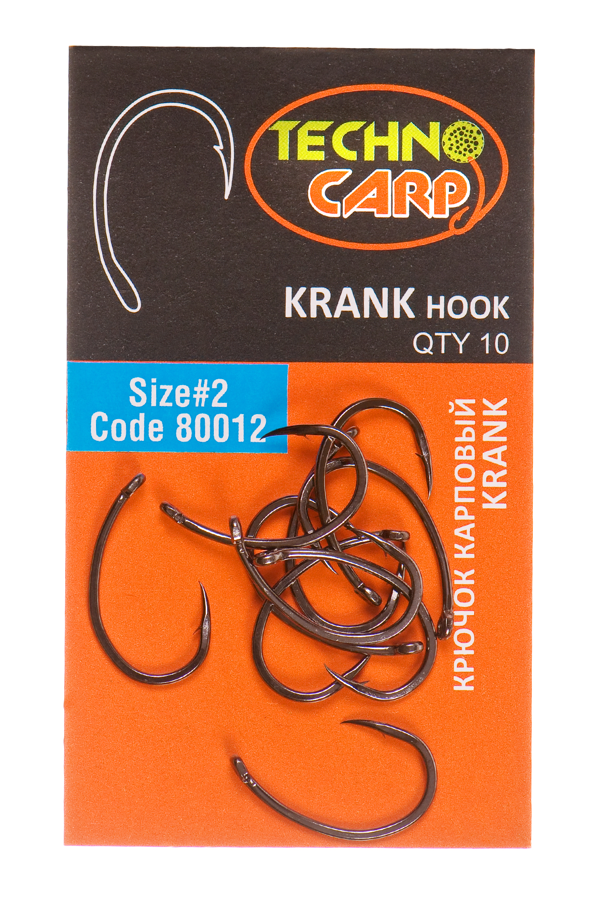 Carp hook "Krank" — Technocarp