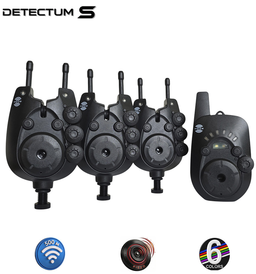 Набор сигнализаторов клёва World4Carp Detectum S 3+1