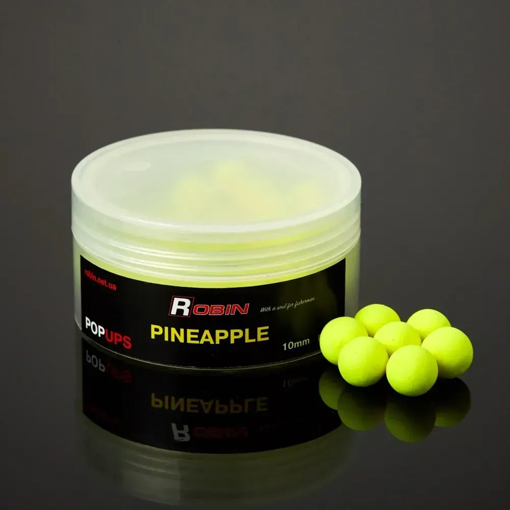 ROBIN Pop-Ups floating hookbaits · Pineapple · 10 mm