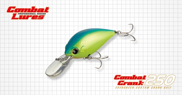 Wobbler Ever Green COMBAT CRANK 250