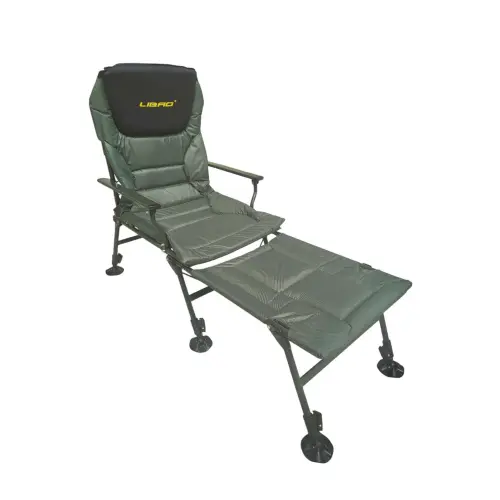 Fishing chair carp HBA-1009, with footrest — B08
