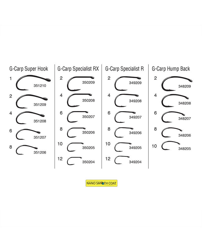 Hook Gamakatsu G-CARP Hump Back