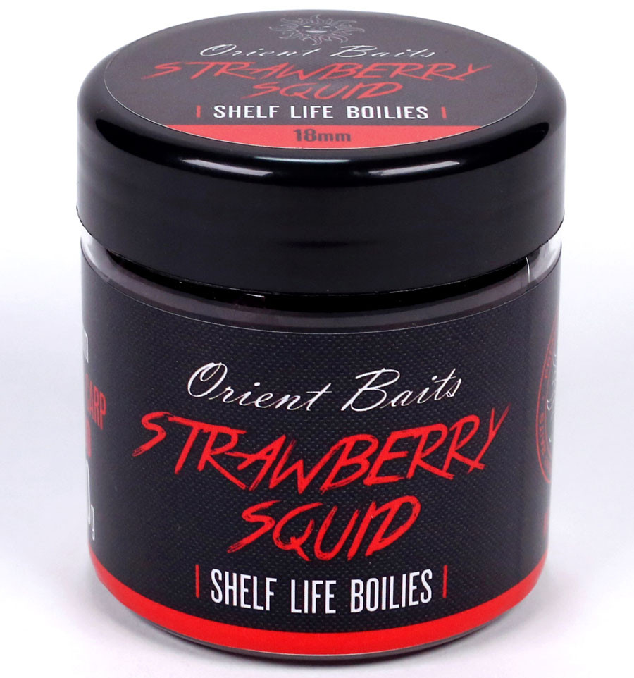 Shelf Life boilies Orient Baits Strawberry Squid