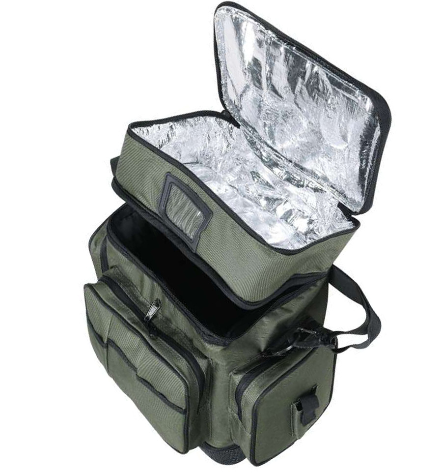 Fishing bag with thermal compartment World4Carp CDE Fishing Bag with Thermocell