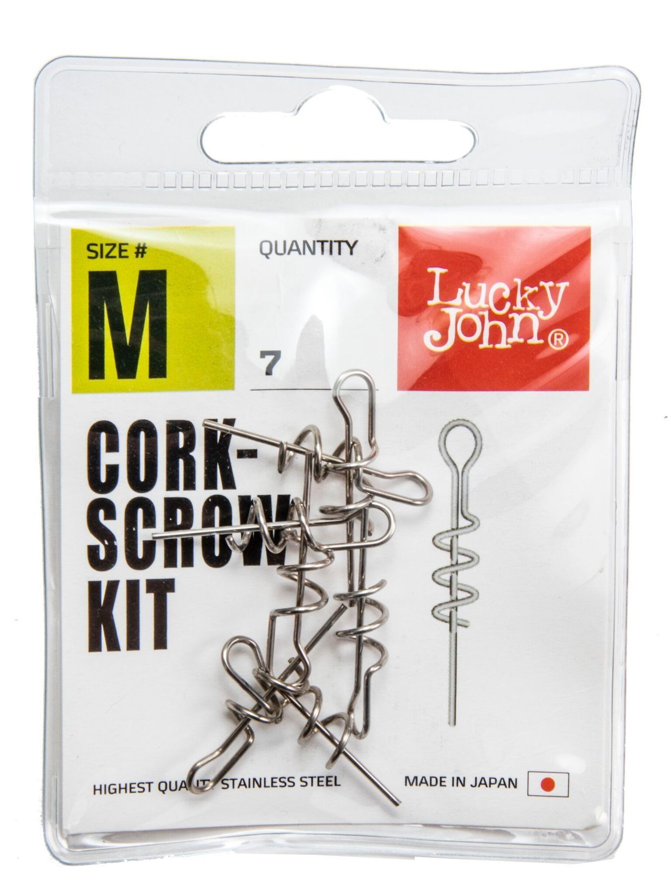 Spirals LJ Pro Series CORKSCREW KIT M for soft plastic lures 7 pcs.