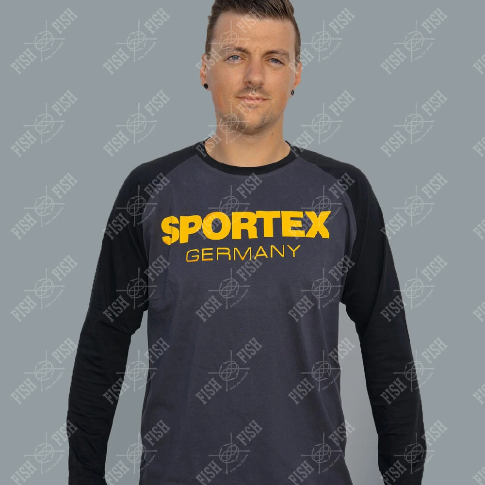 Long-sleeve T-shirt Sportex, black