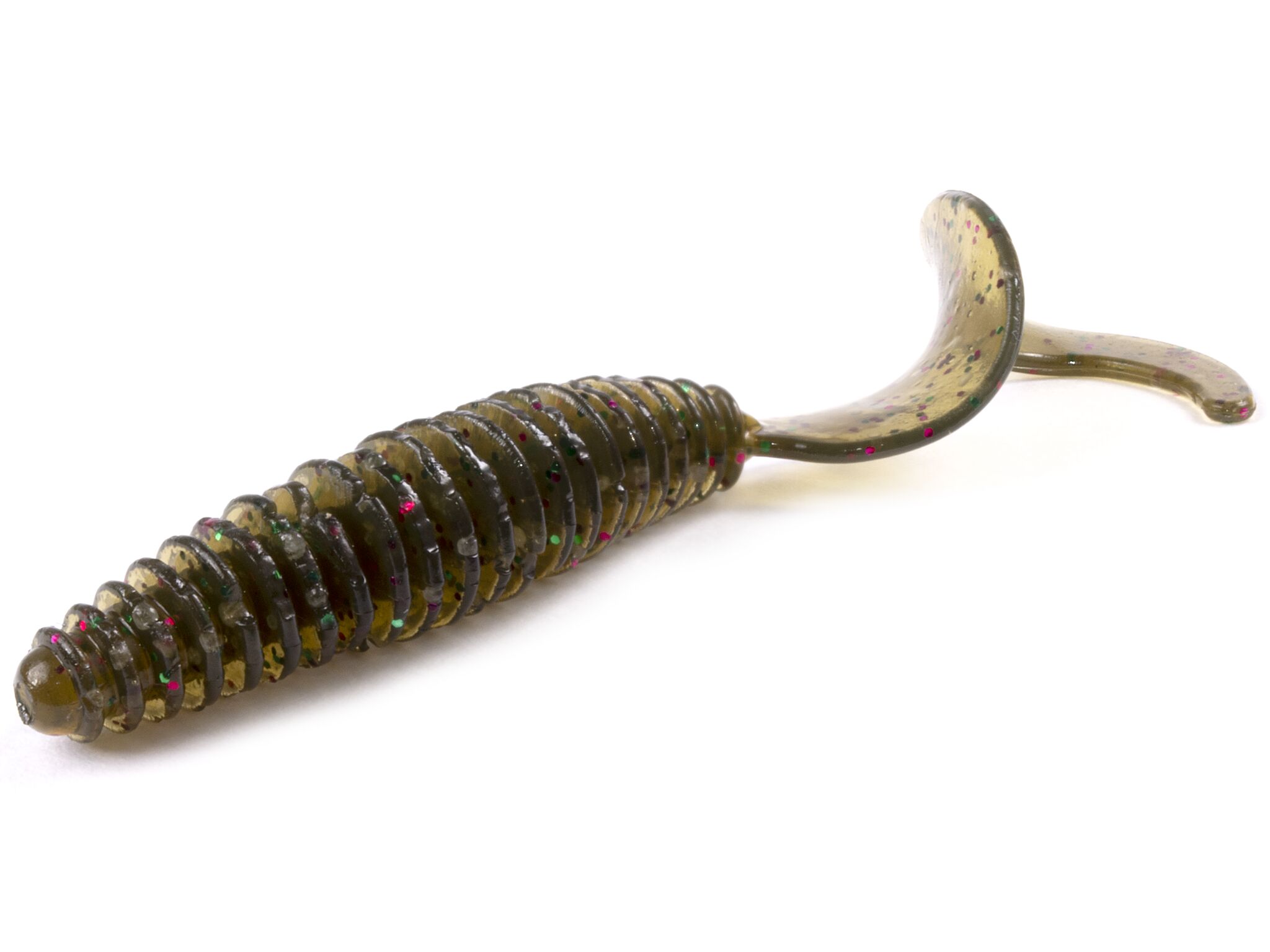 Edible artificial slugs LJ Pro Series ULTRAWORM CURLY 2.0in (05.00)/S19 9pcs.
