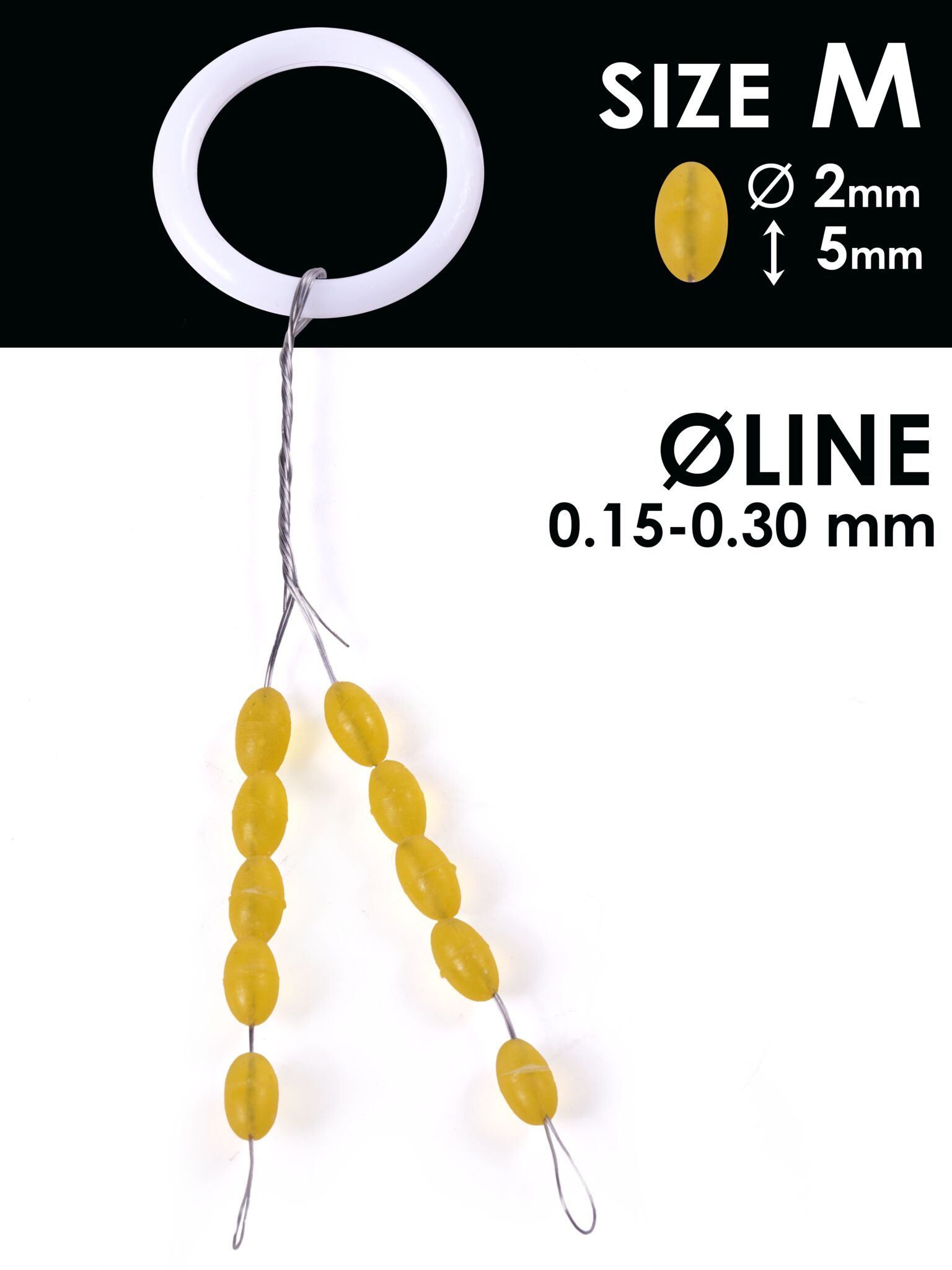 Stoppers Salmo RUBBER BARREL STOPS M / 0.15-0.30mm