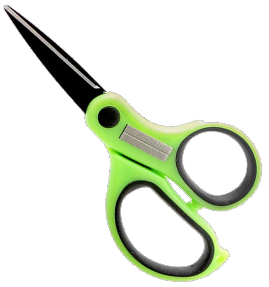 Foarfece de pescuit cu ascuțitor de cârlige World4Carp FISHING SCISSORS WITH HOOK SHARPENER
