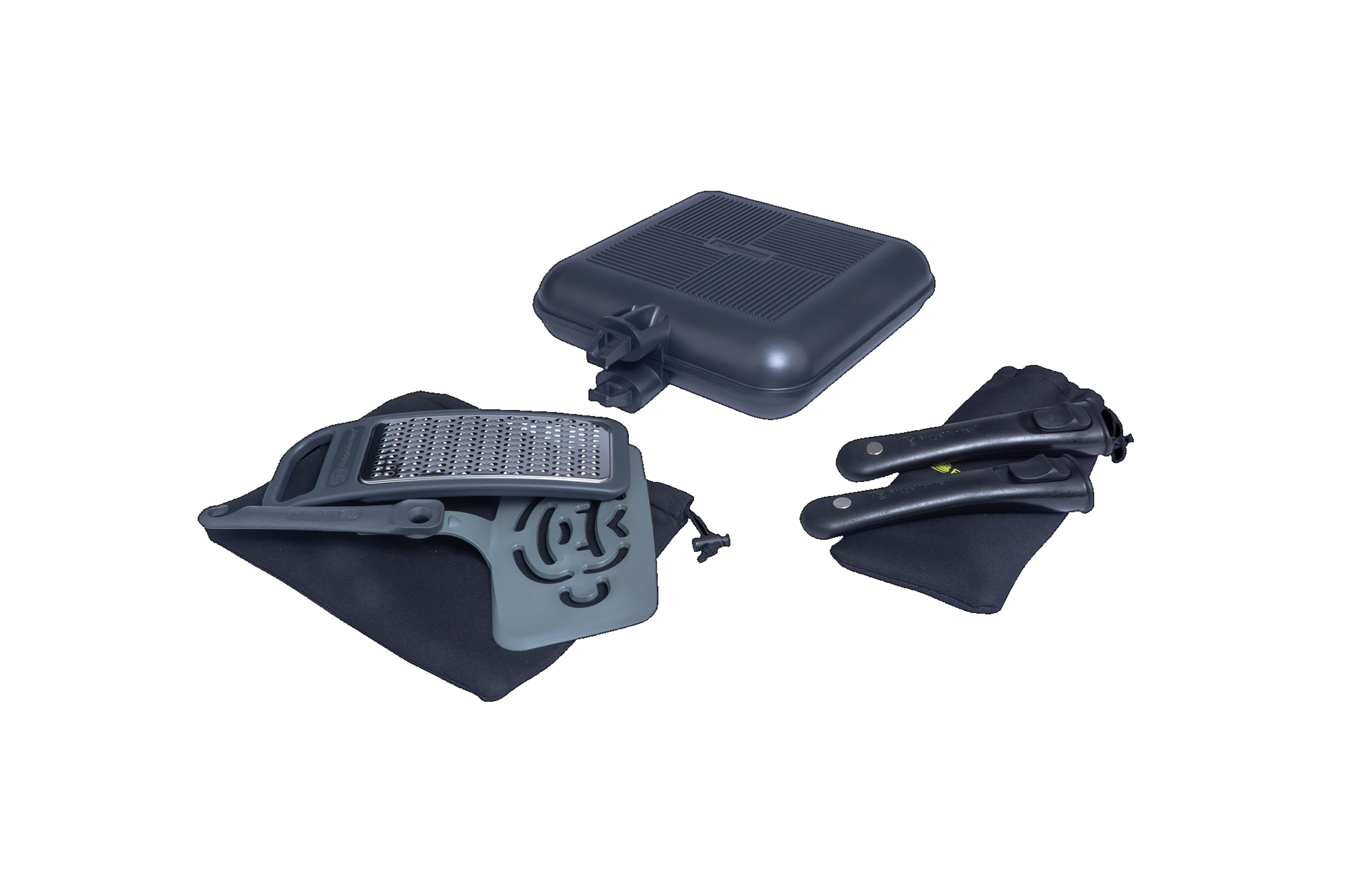 Tigaie-grătar RidgeMonkey Connect Pan & Griddle XXL Granite Edition