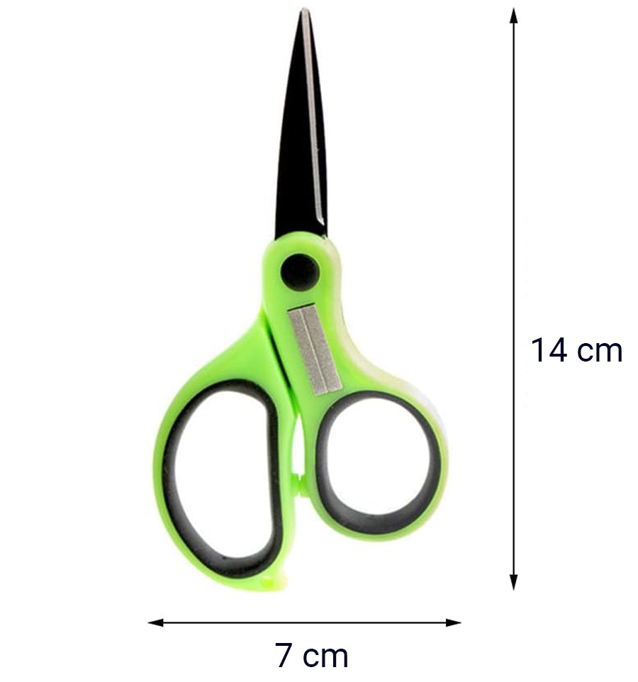 Foarfece de pescuit cu ascuțitor de cârlige World4Carp FISHING SCISSORS WITH HOOK SHARPENER
