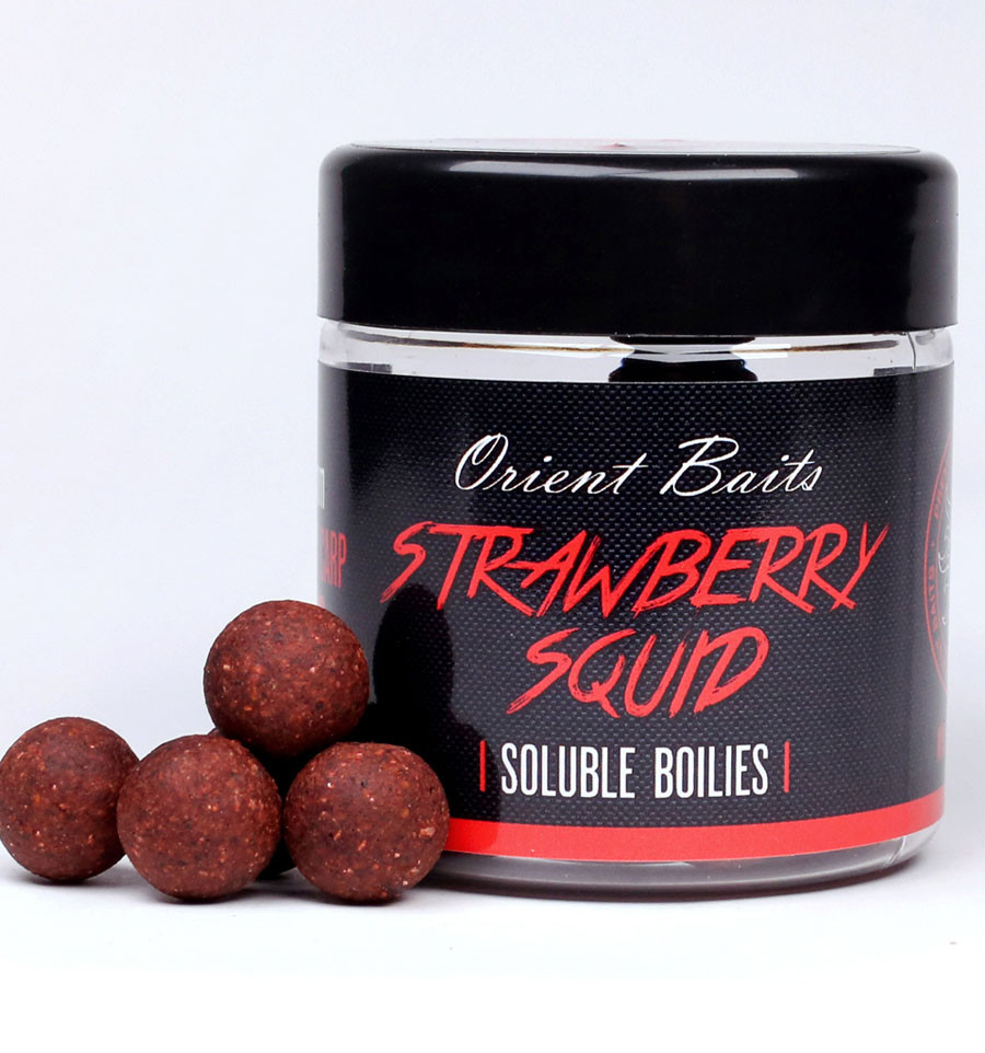 Soluble boilies Orient Baits Strawberry Squid