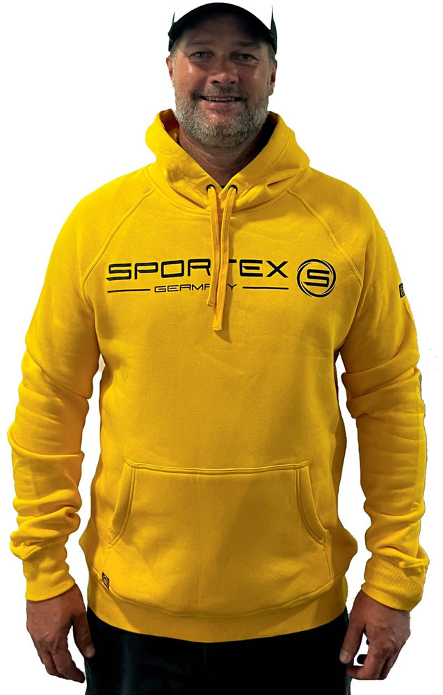 Hoodie Sportex, yellow