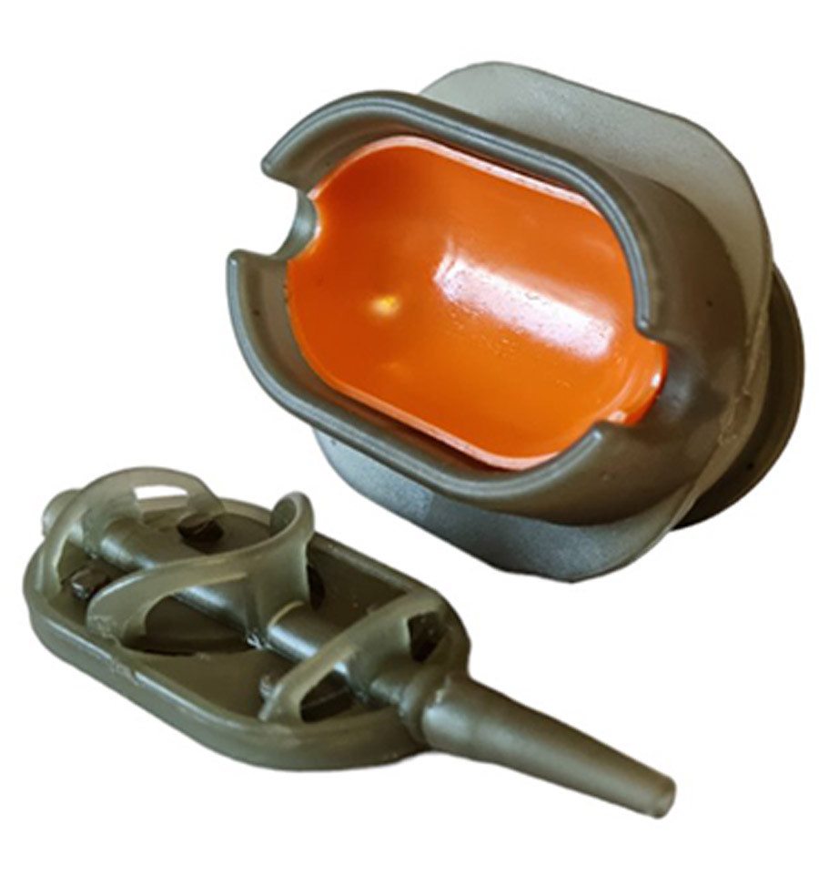 Push-button flat method oval mould World4Carp Arc Flat Method Oval S