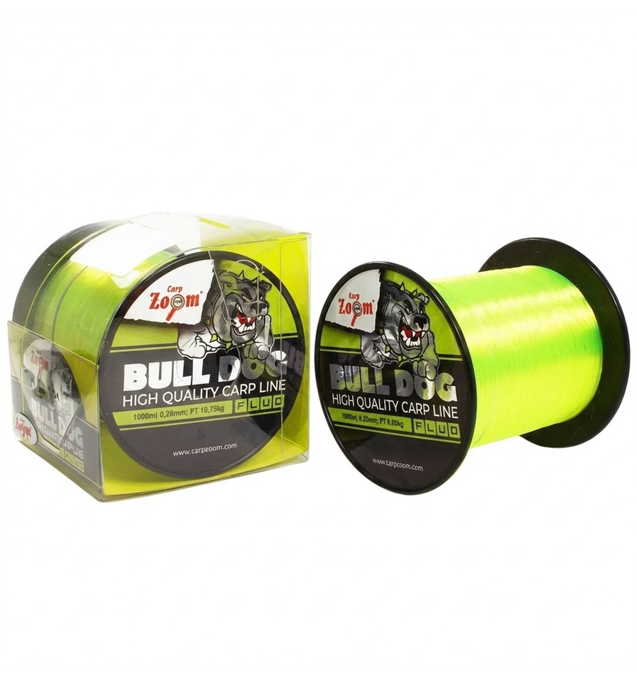 Леска — Bull-Dog Fluo Carp Line 300m, 0,28mm, PT 10,75kg