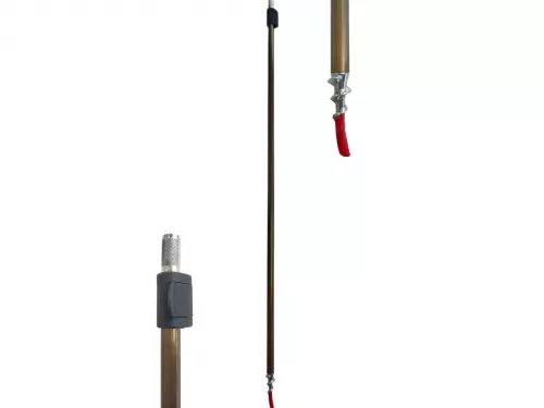 Bankstick with ground screw