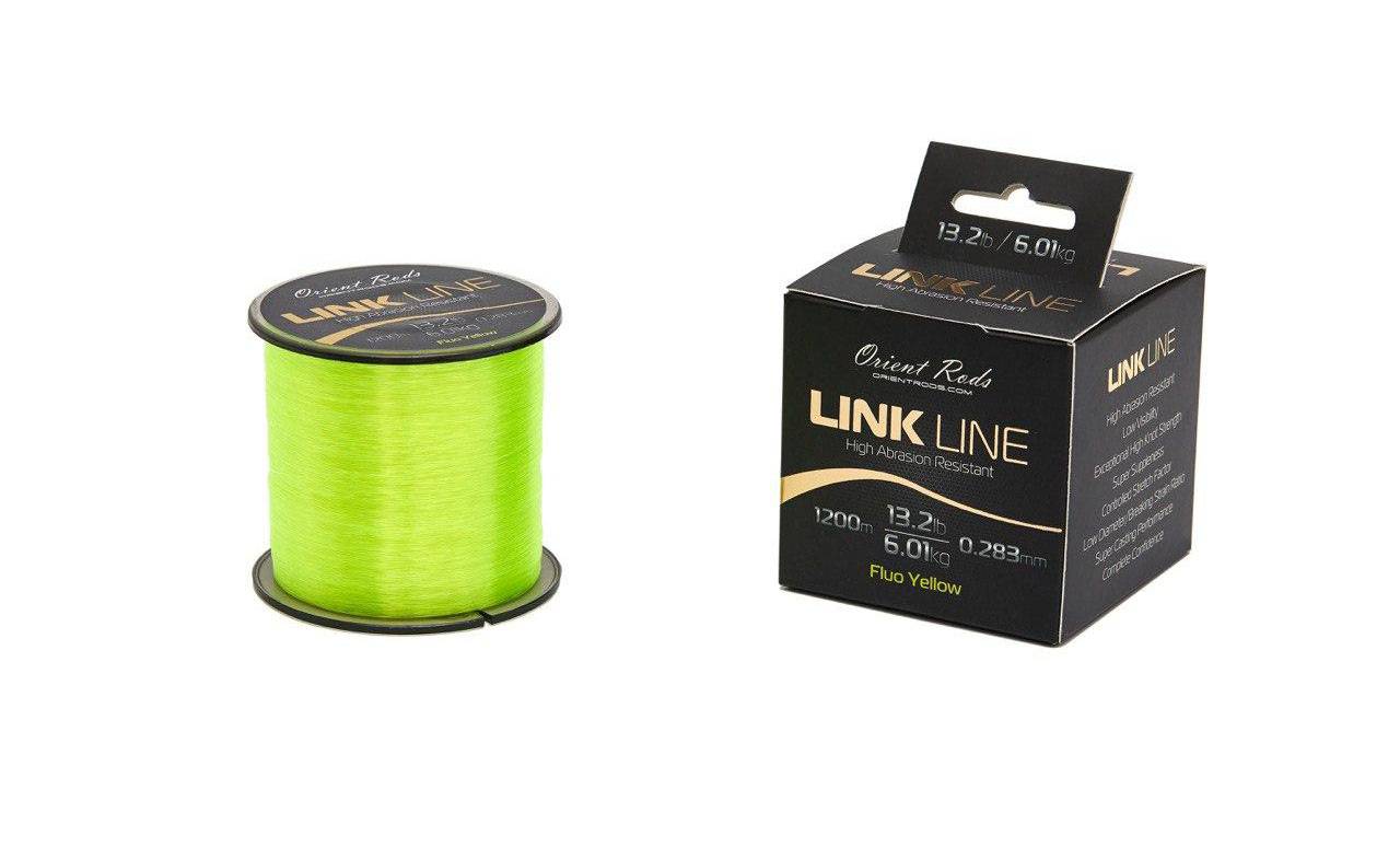 Monofilament line Orient Rods MONOLINE LINK LINE Yellow