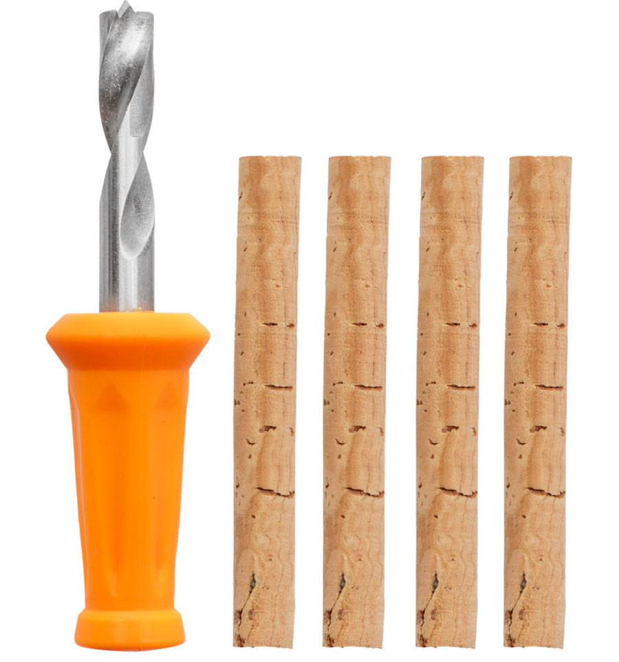 Инструменты — CZ Bait Drill With Cork, 6 mm, 4 pcs cork sticks