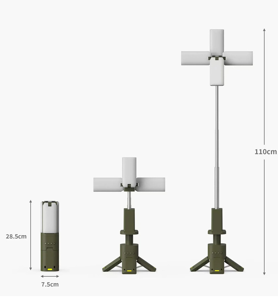 Lamp World4Carp with Power Bank 14000 mAh