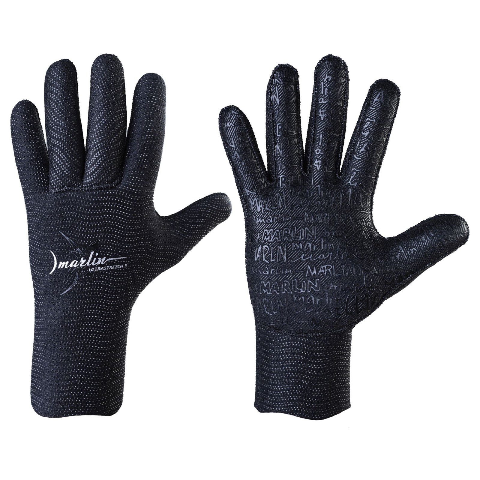 Перчатки Marlin ULTRASTRETCH black 3 mm, S