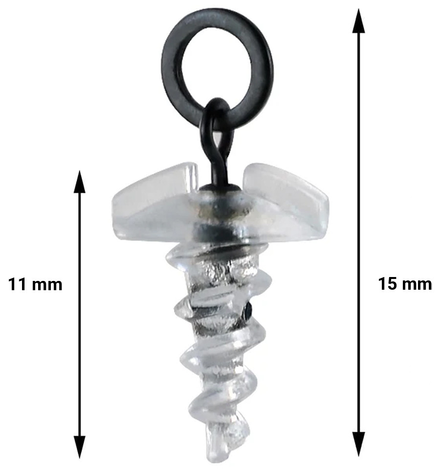 Bait screw with ring World4Carp BAIT SCREW WITH RING