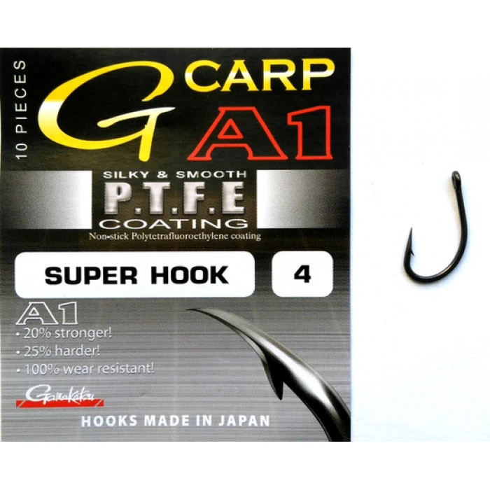 Hook Gamakatsu A1 G-CARP Super Hooks PTFE