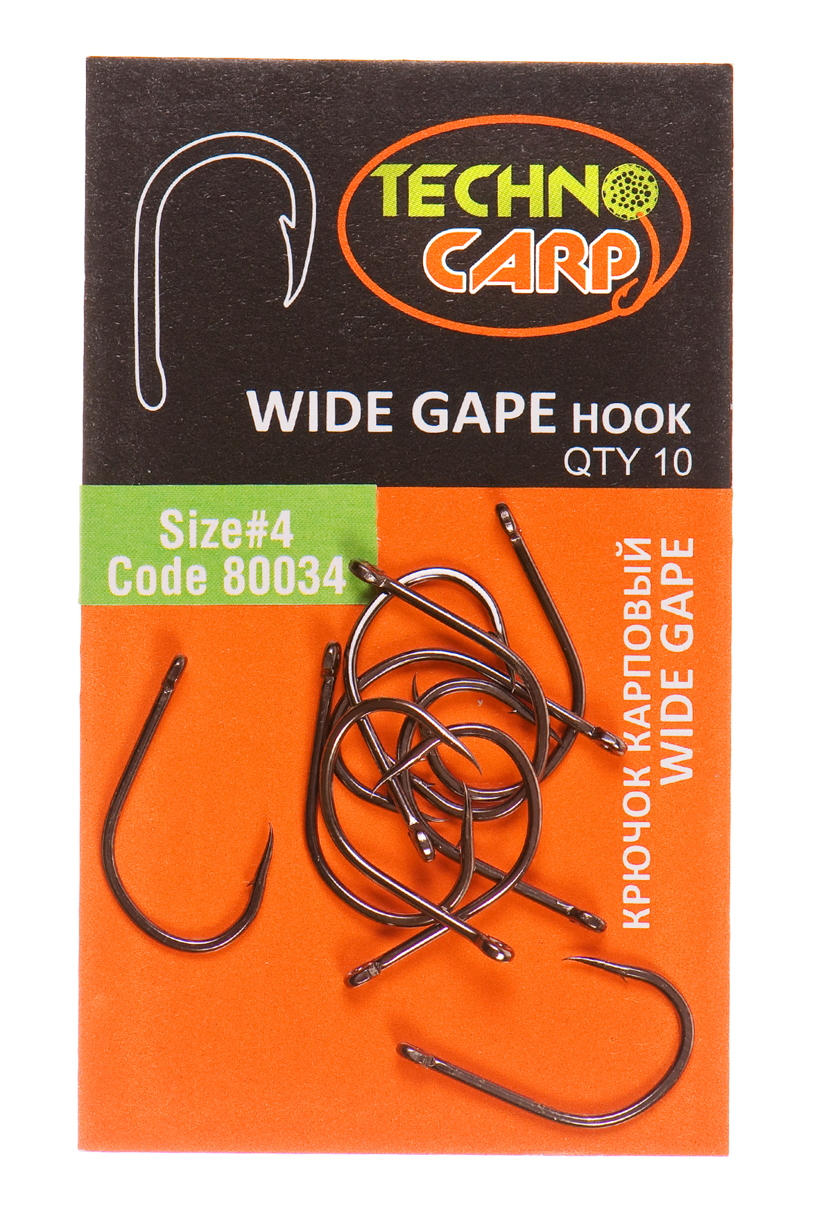Carp hook "Wide Gape" — Technocarp