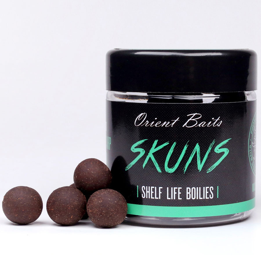 Shelf Life boilies Orient Baits Skuns
