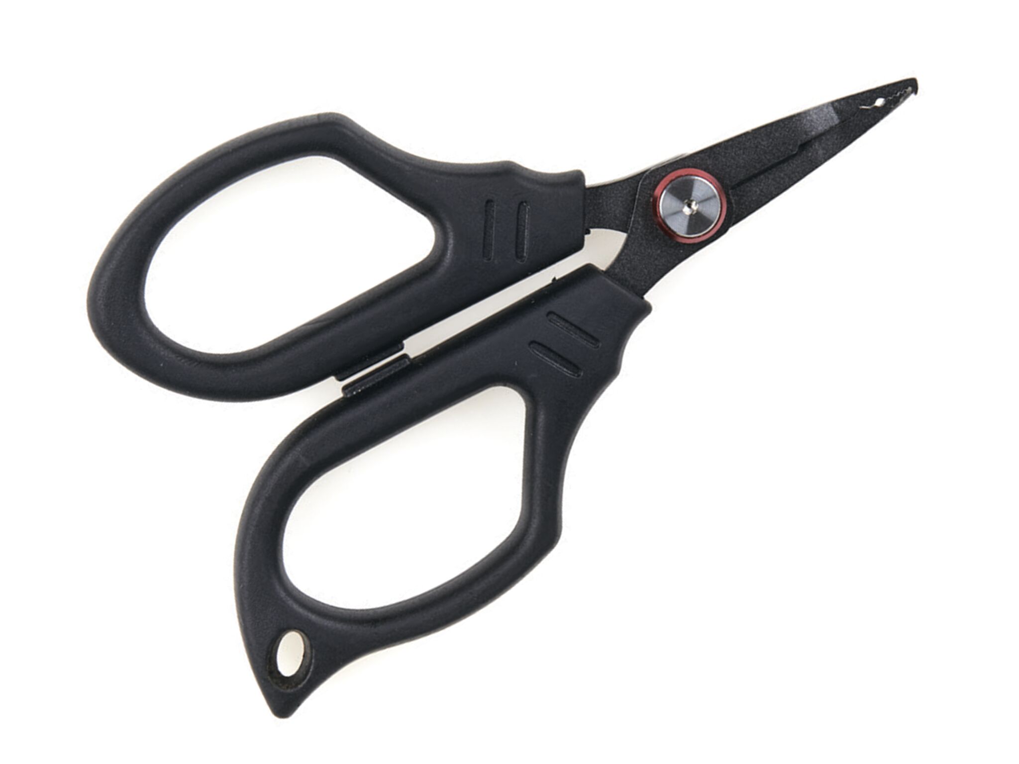Scissors for braid with split ring opener Lucky John MICRO GAME