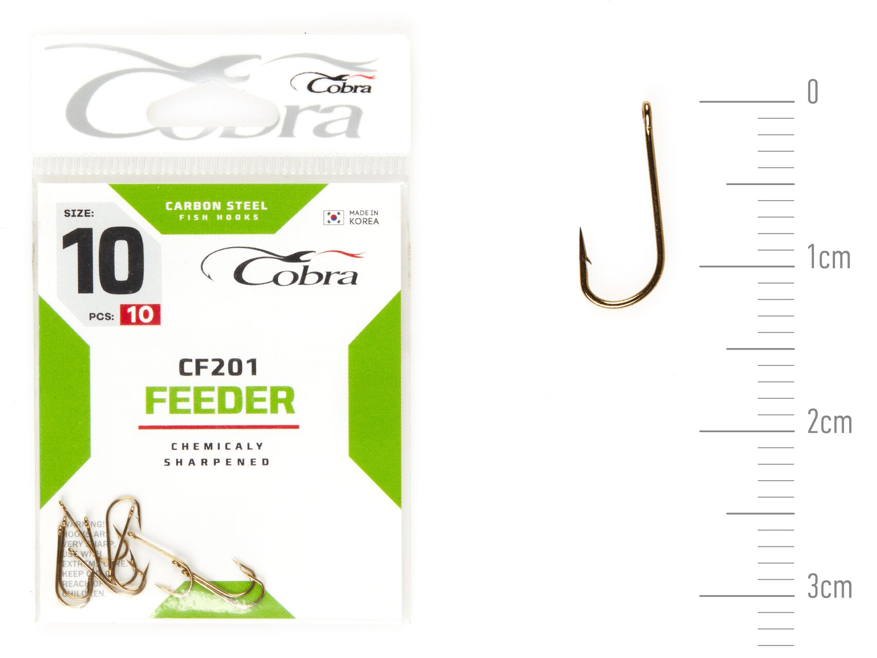 Hooks Cobra FEEDER ser. CF201 size 010 10pcs.