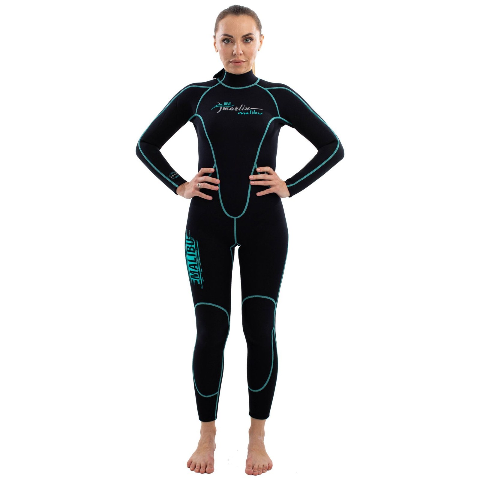 Costum Marlin MALIBU LADY aqua blue 2,5 mm, L