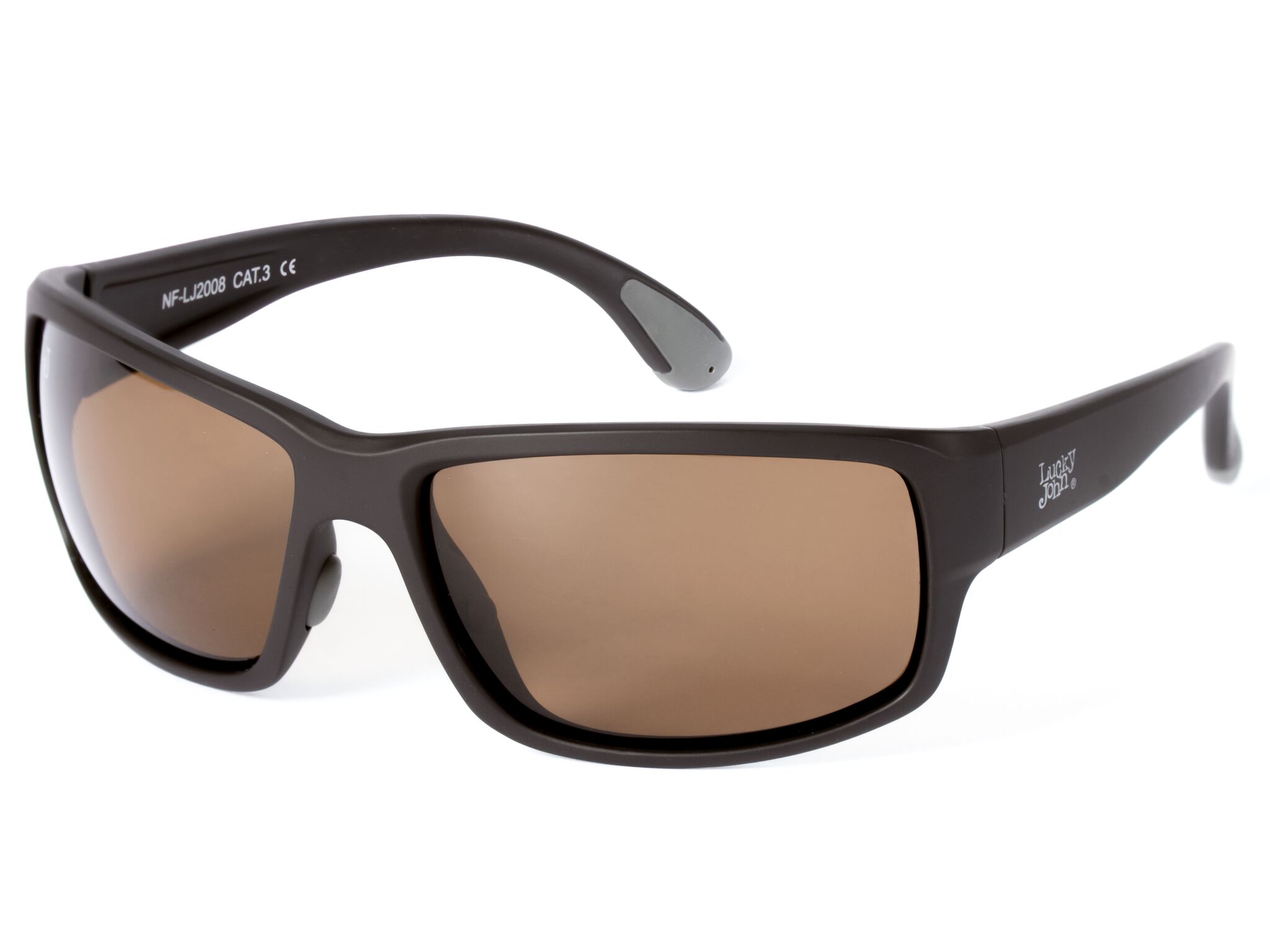 Polarized glasses Norfin for Lucky John brown lenses floating 08