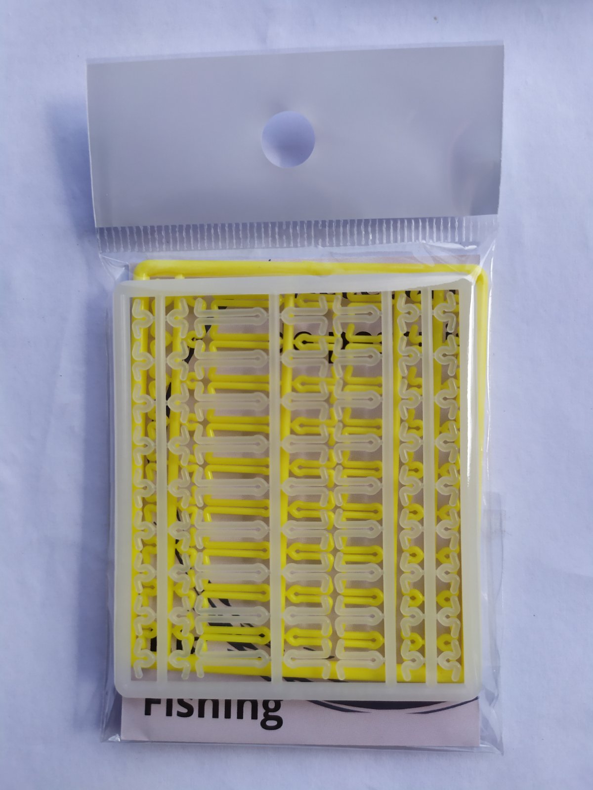 Boilie stop yellow and white, 2-piece pack — 2pcs. / yellow