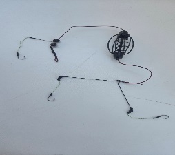 Fishing rig Watermelon, 3 hooks