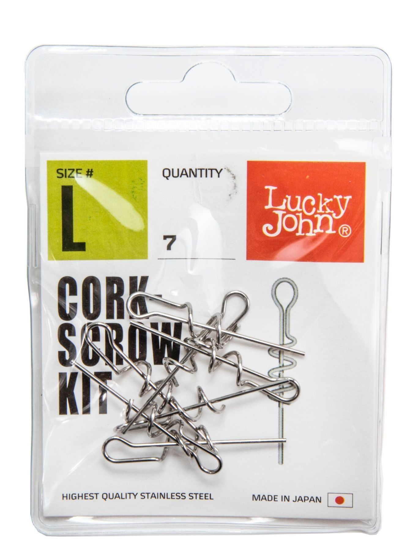 Spirals LJ Pro Series CORKSCREW KIT L for soft plastic lures 7 pcs.