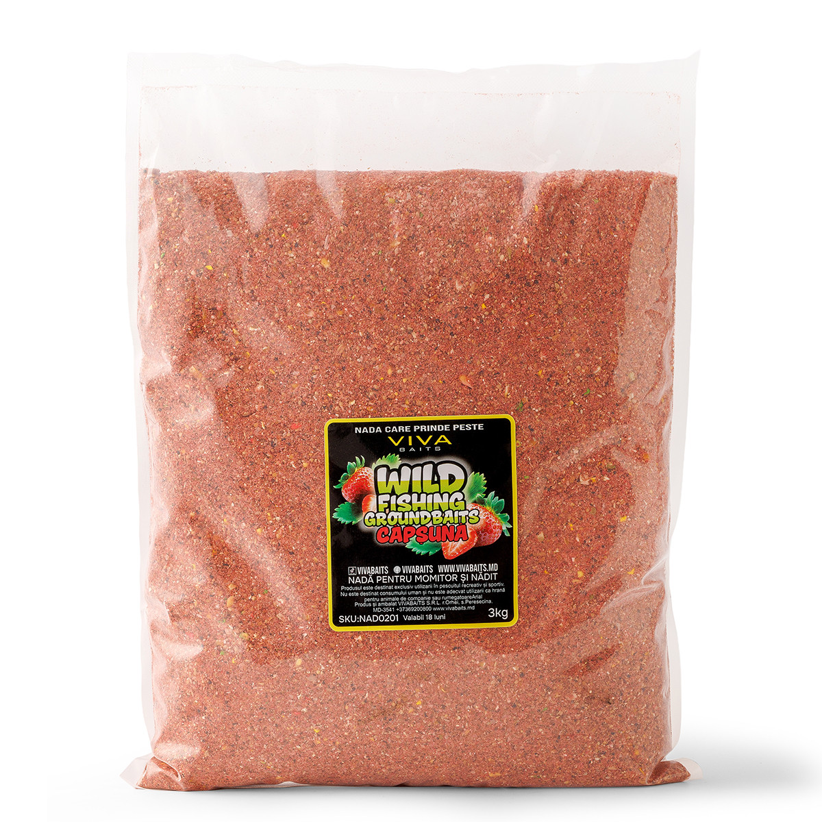 Vivabaits Wild Fishing Groundbaits Strawberry 3 kg