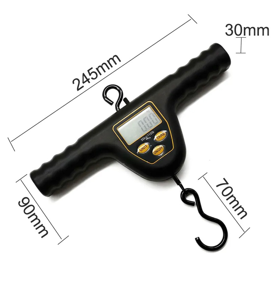 Электронные рыболовные весы с ручками World4Carp T-Line Digital Scales