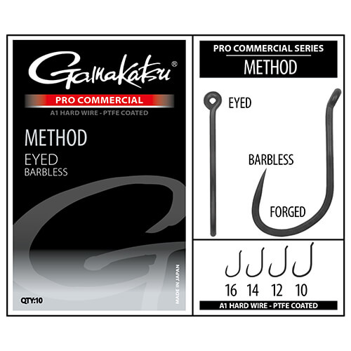 Hook Gamakatsu PRO-C Method Eyed A1 PTFE BL