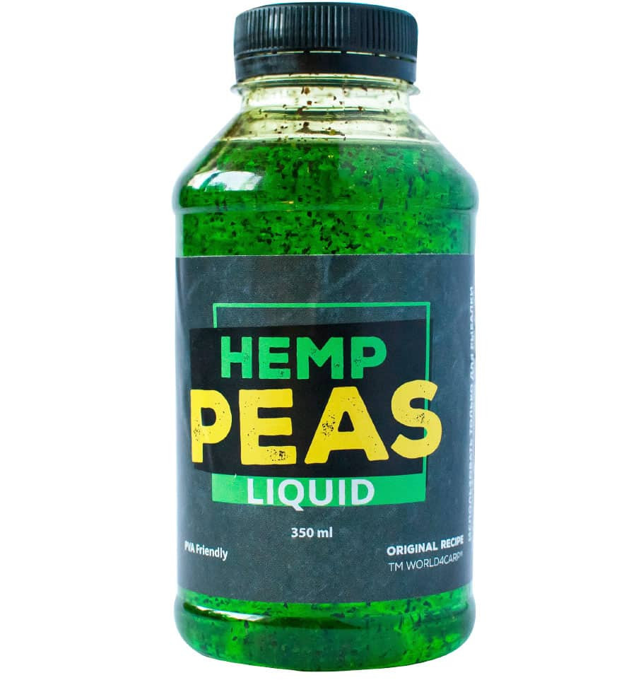 Groundbait liquid World4Carp Hemp & Peas