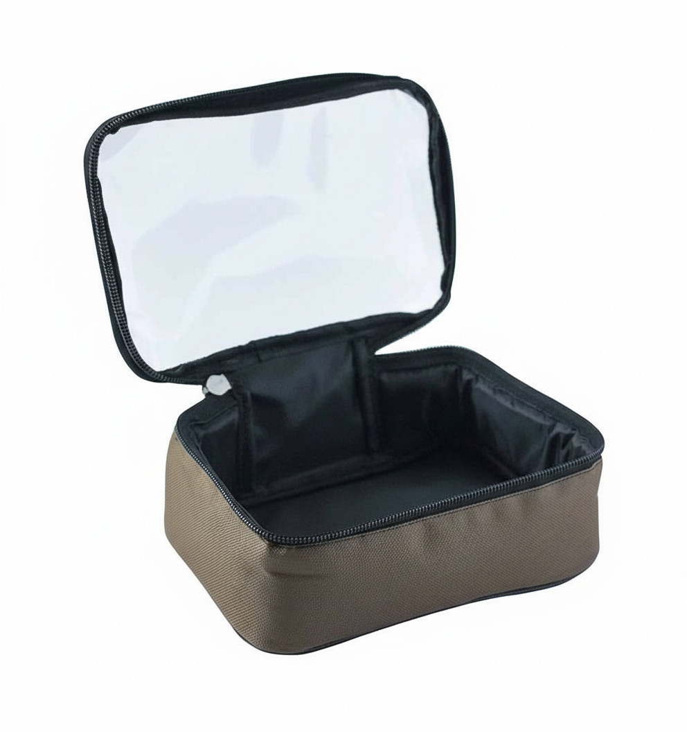 Accessory bag with transparent top World4Carp Transparent Bag
