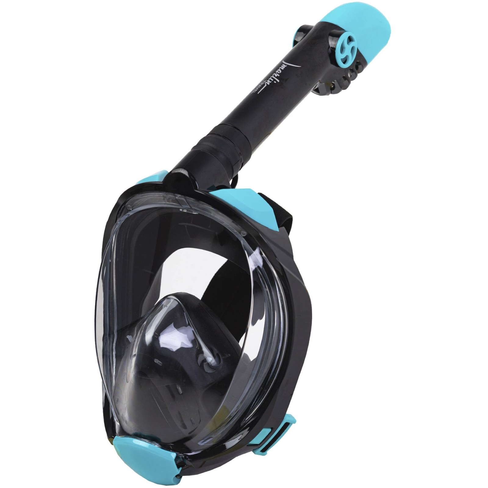 Marlin Mask TRAVEL black/aqua/black . S/M