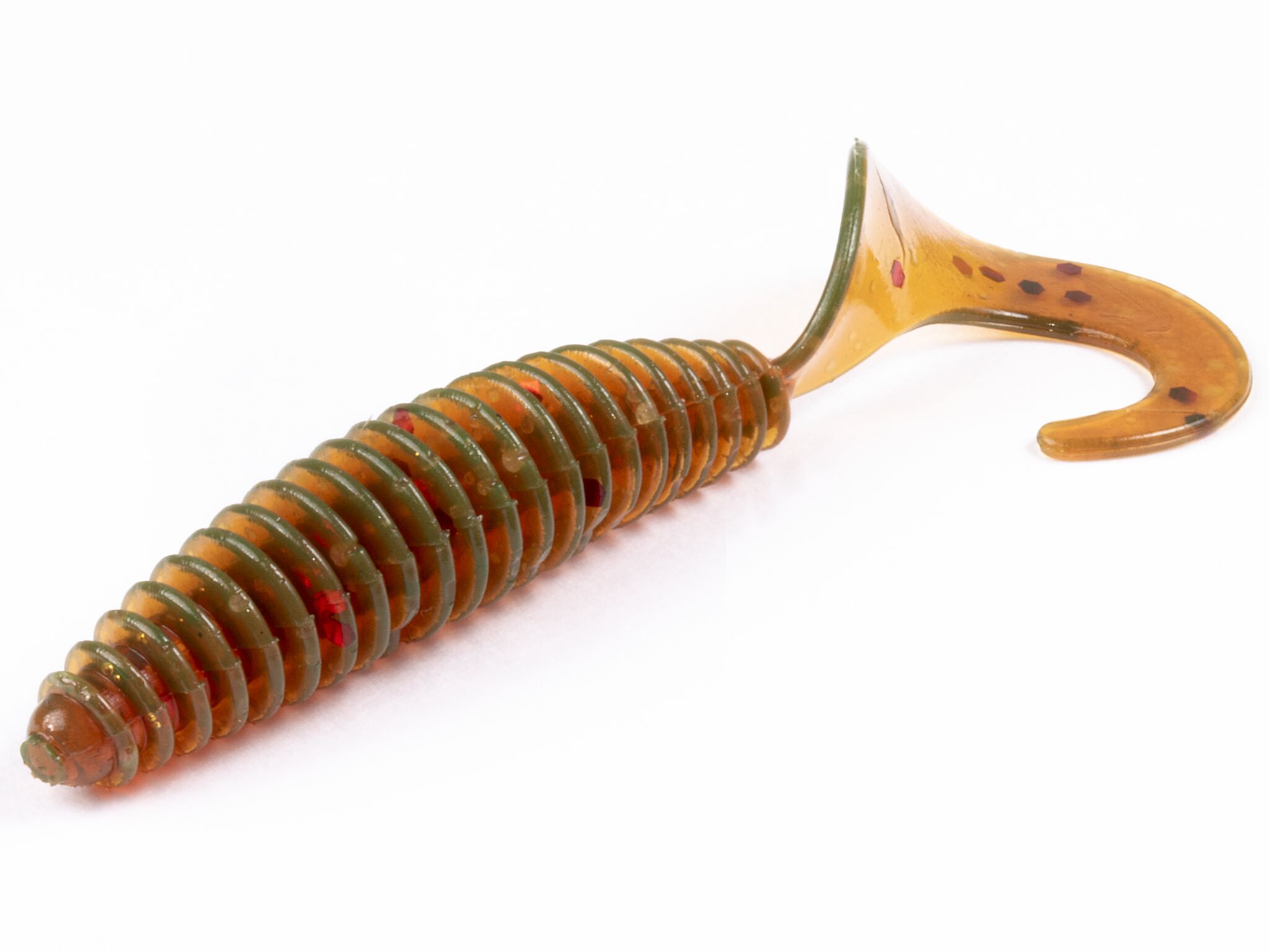 Edible artificial twisters LJ Pro Series ULTRAWORM CURLY 4.0in (10.16)/S63 5pcs.