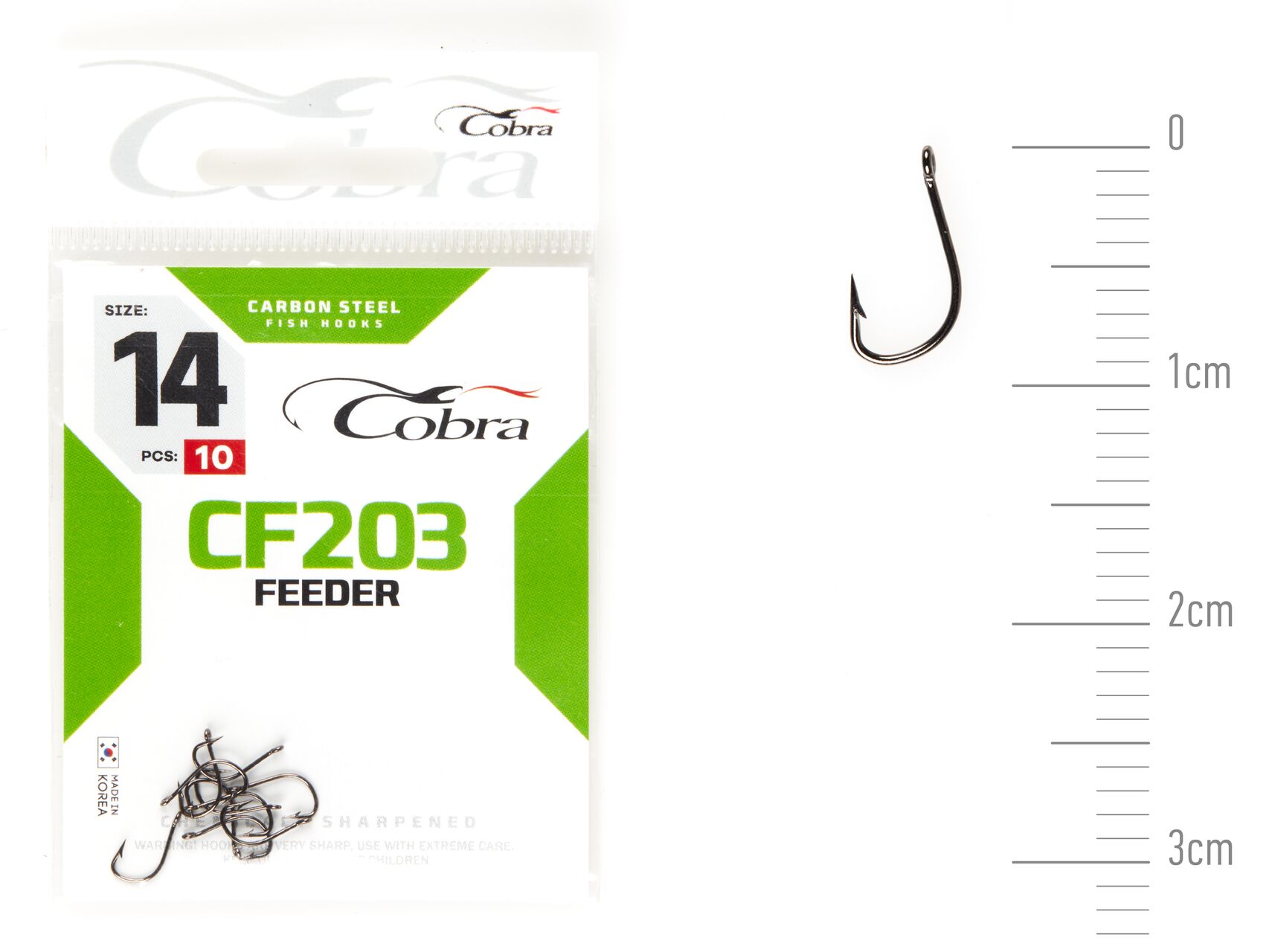 Hooks Cobra FEEDER ser. CF203 size 014 10pcs.