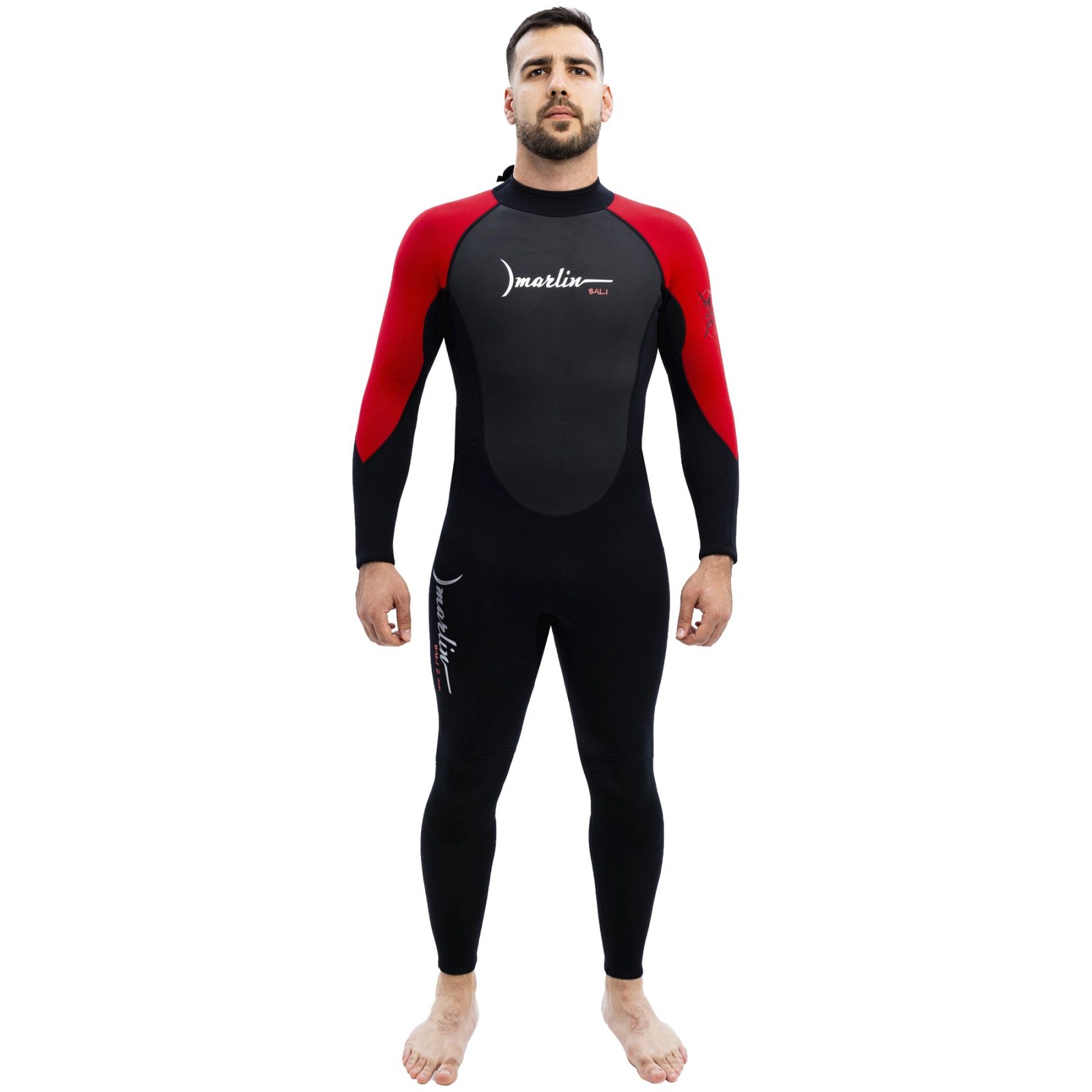Marlin Wetsuit BALI MAN Red/Black 2 mm, M
