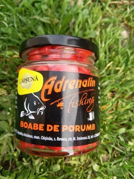 Hookbait corn Adrenalin Fishing strawberry 125g / 200ml