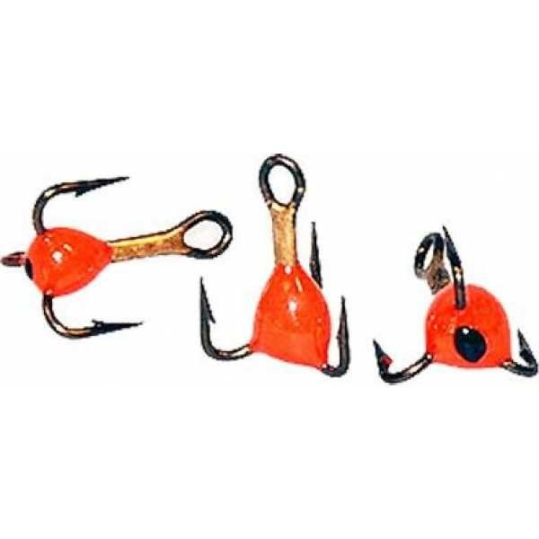 Treble hooks for ice jig*10